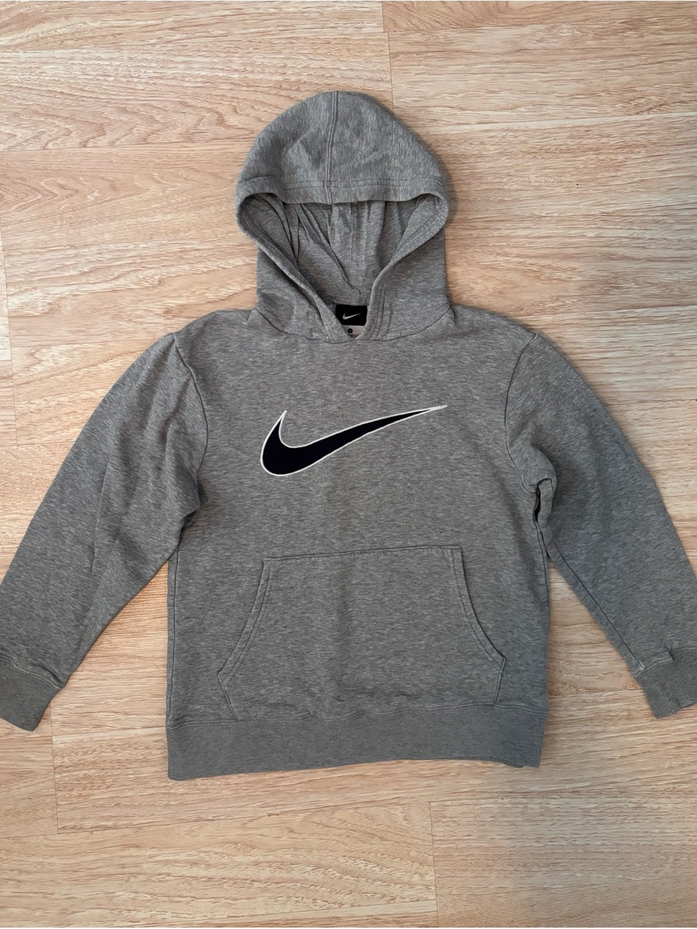 Gray Nike hoodie- youth small